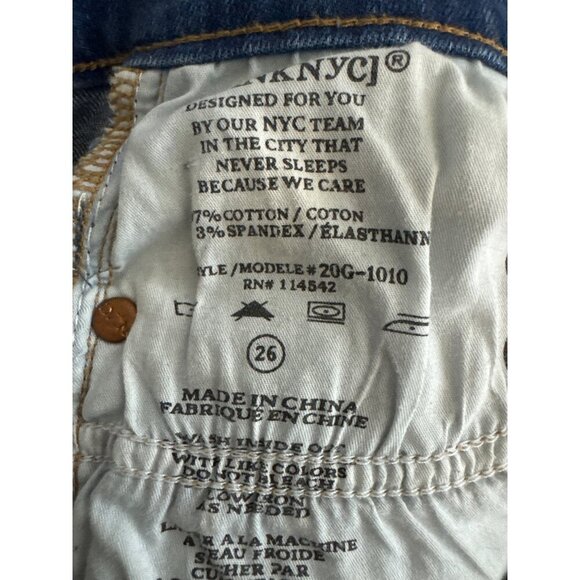 Blank NYC Intro Distressed Skinny Jeans Size 26 - Picture 4 of 4